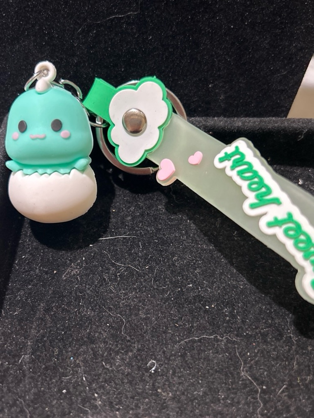 Dino egg keychain
